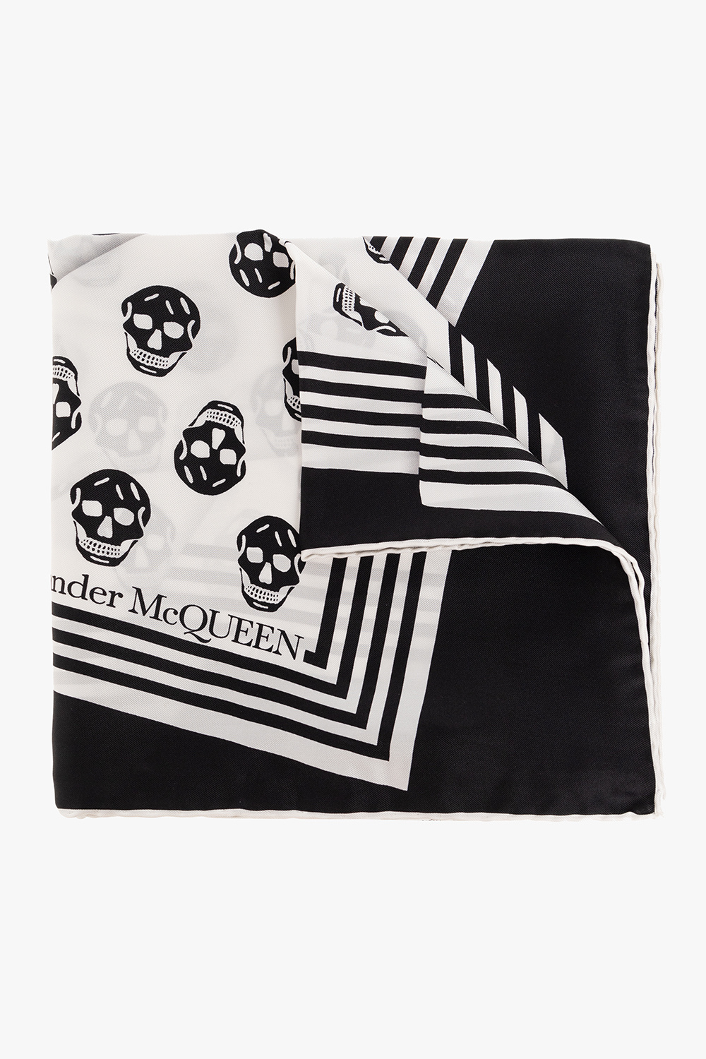 Alexander McQueen Silk scarf | ALEXANDER MCQUEEN PIERŚCIEŃ Z